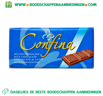 Confina Chocoladereep melk aanbieding