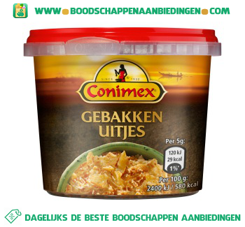 Conimex Bakje gebakken uitjes aanbieding