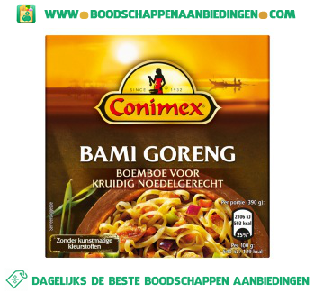 Boemboe Bami Goreng aanbieding