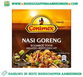 Boemboe Nasi Goreng aanbieding