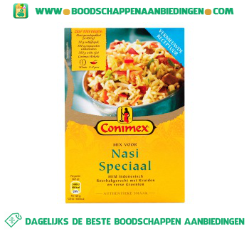 Mix nasi speciaal aanbieding