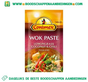Conimex Wok Paste Lemongrass & Chili aanbieding
