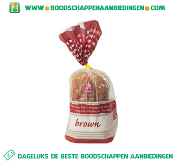 Bruin brood glutenvrij aanbieding