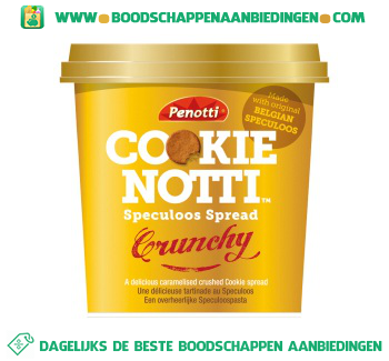 Cookie Notti Speculoos spread crunchy aanbieding