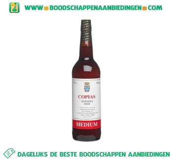 Copias Sherry medium aanbieding