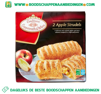 Apple strudels aanbieding