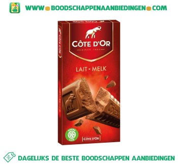 Côte d’Or Chocoladereep melk aanbieding