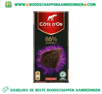 Côte d’Or Sensations chocolade 86% aanbieding