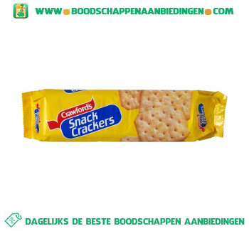 Snack crackers aanbieding