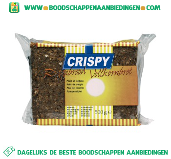 Crispy Roggebrood aanbieding