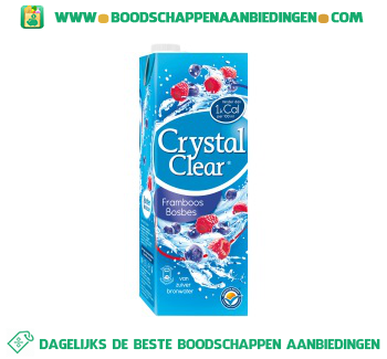 Crystal Clear Framboos & bosbes aanbieding