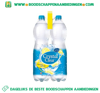 Crystal Clear Sparkling lemon 4-pak aanbieding