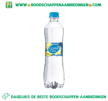 Crystal Clear Sparkling lemon aanbieding