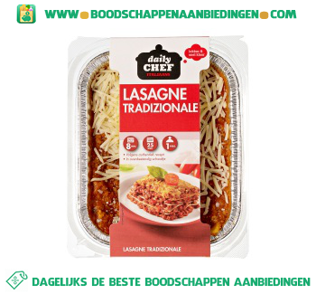 Daily Chef Lasagne traditioneel aanbieding