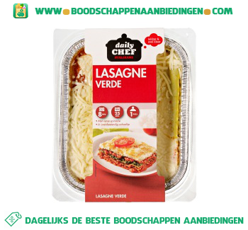 Daily Chef Lasagne verde aanbieding