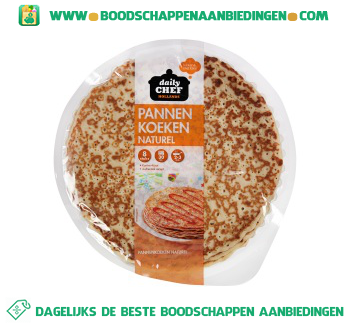 Pannenkoeken naturel aanbieding