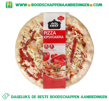 Pizza shoarma aanbieding