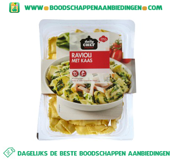 Daily Chef Ravioli met kaas aanbieding