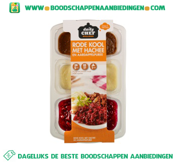 Daily Chef Rode kool met hachee en puree aanbieding