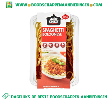 Daily Chef Spaghetti bolognese aanbieding