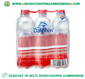 Dalphin Water met koolzuur 6-pak aanbieding