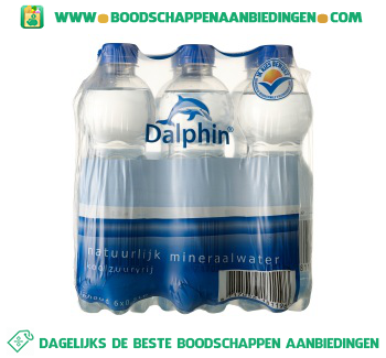 Dalphin Water zonder koolzuur 6-pak aanbieding