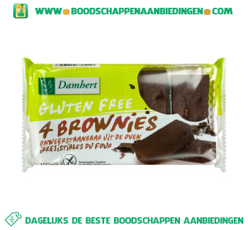 Damhert Glutenvrije brownies aanbieding