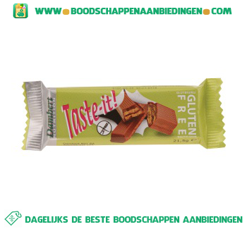 Tast-it chocolade snack aanbieding