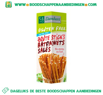 Zoute sticks glutenvrij aanbieding