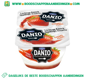 Danio Luchtige kwark aardbei aanbieding