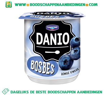 Danio Romige kwark bosbes aanbieding