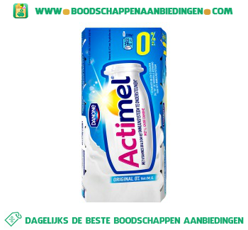 Danone Actimel naturel 0% aanbieding