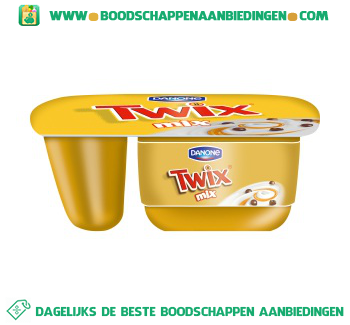 Danone Twix yoghurt aanbieding