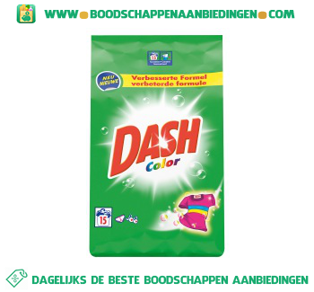 Dash Color waspoeder 15 wasbeurten aanbieding