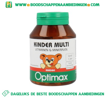 Davitamon Optimax kinder multivitaminen aanbieding