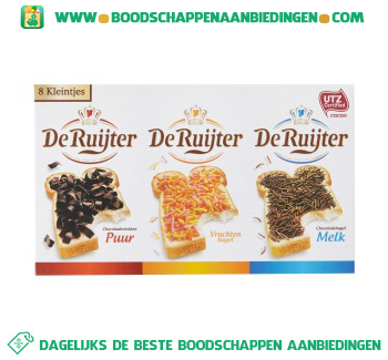 De Ruijter 8 kleintjes strooibaar aanbieding