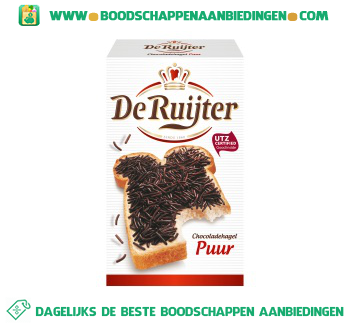 Chocoladehagel puur aanbieding