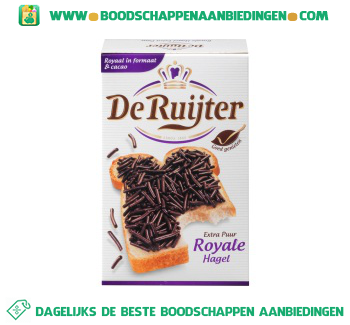 De Ruijter Extra puur royale hagel aanbieding