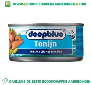 Deepblue Tonijnstukken in water aanbieding