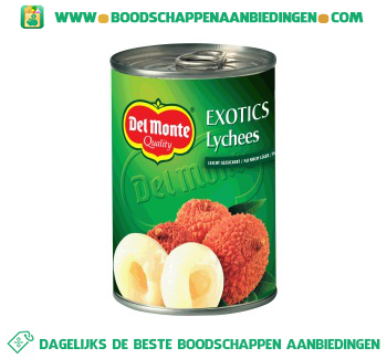 Del Monte Lychees aanbieding