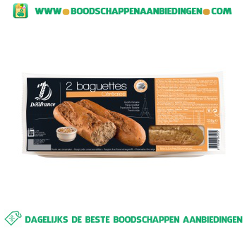 Delifrance Baguettes meergranen aanbieding