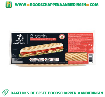 Delifrance Panini duopak aanbieding