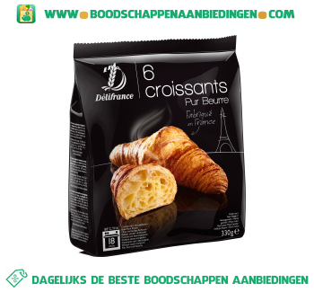 Roomboter croissants aanbieding