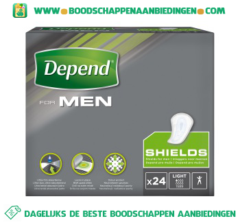 Depend For men shield light aanbieding