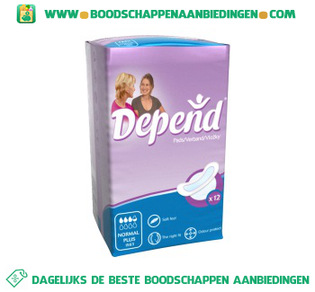 Depend Verband normal plus aanbieding