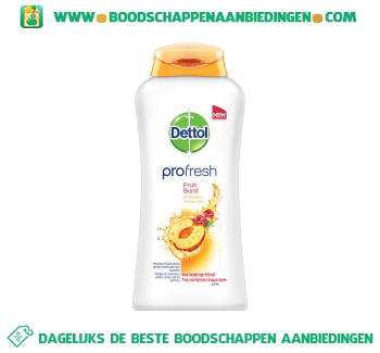 Marty Fielding Industrieel Massage Dettol Douchegel profresh fruit crush aanbieding - Boodschappen Aanbiedingen