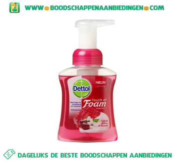 Dettol Handzeep mousse bloesem aanbieding