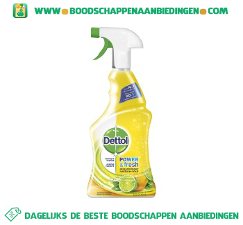 Dettol Power reiniger citrus aanbieding