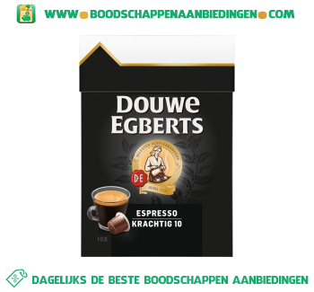 Douwe Egberts Espresso krachtig capsules aanbieding