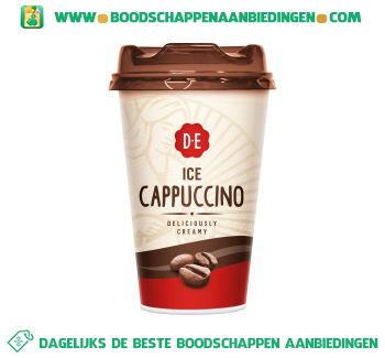 Ice cappuccino aanbieding